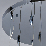 Люстра каскадная с 9-ю разноцветными стеклянными плафонами Kaleido варинант исполнения - 14 | Loft Concept в Челябинске