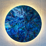 Светильник настенный «Голубая Планета» варинант исполнения - 2 | Loft Concept в Челябинске