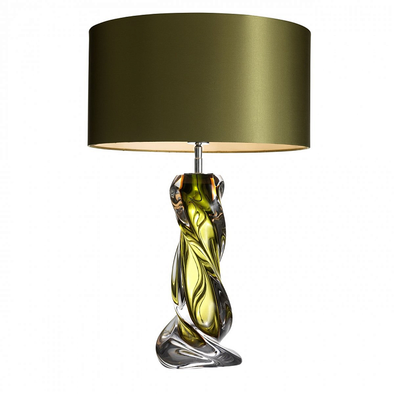 Настольная лампа Eichholtz Table Lamp Carnegie Зеленый смок Зеленый Настольная лампа Eichholtz Table Lamp Carnegie Зеленый смок Зеленый в Челябинске | Loft Concept