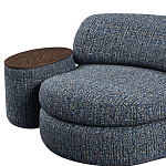 Кушетка со столиком Ulysses варинант исполнения - 6 | Loft Concept в Челябинске