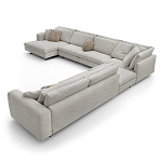 Современная модульная система мягкой мебели Zartаrn 6-ти местный угловой диван варинант исполнения - 2 | Loft Concept в Челябинске