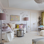 Обои ручная роспись Bamboo Special Colourway on Natural Mica metallic silk варинант исполнения - 2 | Loft Concept в Челябинске