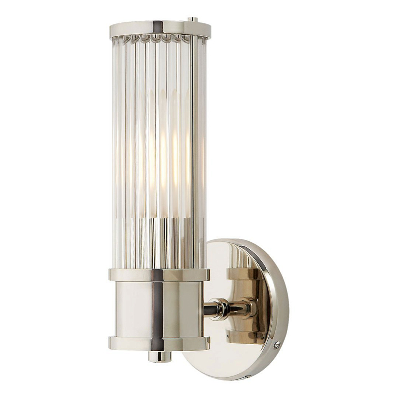 Ralph Lauren Бра Allen Single Sconce Хром Прозрачный (Transparent) Ralph Lauren Бра Allen Single Sconce Хром Прозрачный (Transparent) в Челябинске | Loft Concept