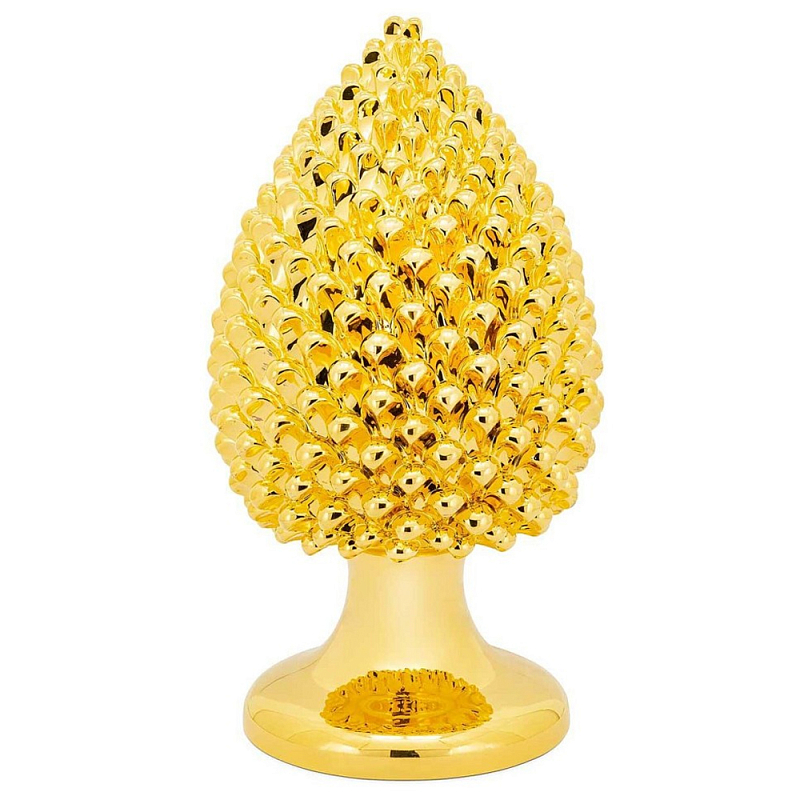Статуэтка Pine Cone Real Gold Золотой Статуэтка Pine Cone Real Gold Золотой в Челябинске | Loft Concept