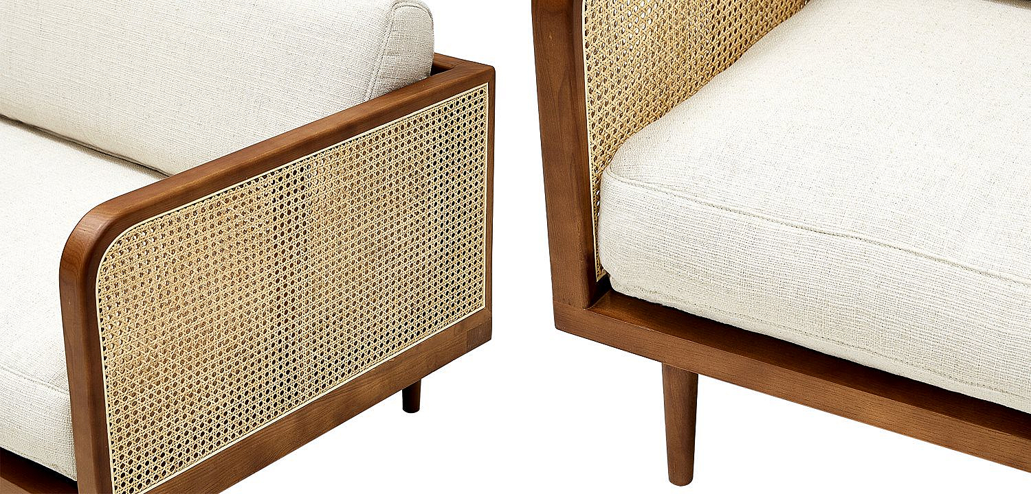 Диван Rattan Decor Sofa Ivory Диван Rattan Decor Sofa Ivory - Loft-Concept в Челябинске