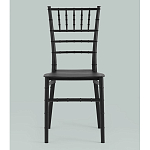 Стул Chiavari пластик черный варинант исполнения - 4 | Loft Concept в Челябинске