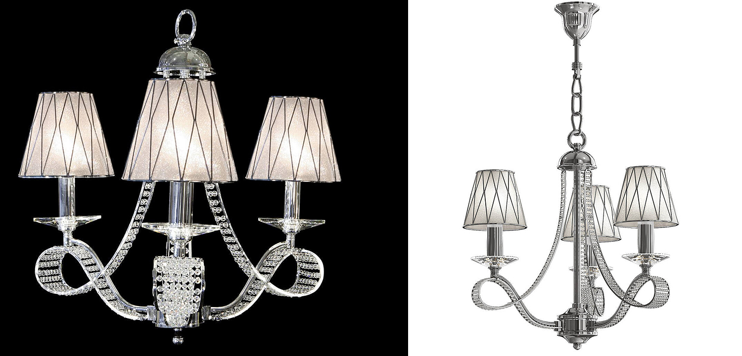 Люстра Franseza Chandelier chrome 52 Люстра Franseza Chandelier chrome 52 - Loft-Concept в Челябинске