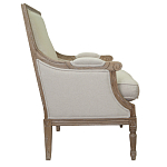 Кресло William Classical Armchair beige flax варинант исполнения - 1 | Loft Concept в Челябинске
