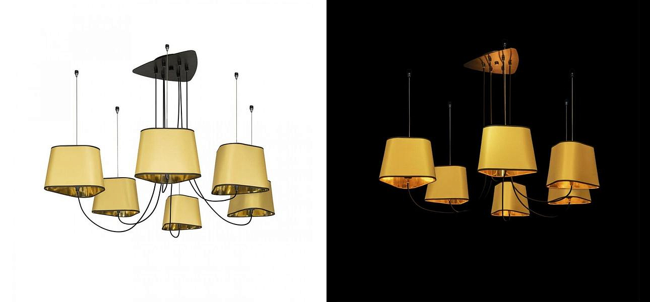 Люстра Designheure Lighting Gold 6 плафонов Люстра Designheure Lighting Gold 6 плафонов - Loft-Concept в Челябинске