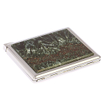 Портсигар с газовой зажигалкой из натурального камня Серафинит Stone Cigarettes Cases варинант исполнения - 2 | Loft Concept в Челябинске