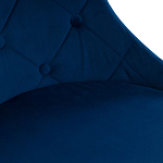 Стул в темно-синей велюровой обивке Ward Dark Blue Velour Chair варинант исполнения - 5 | Loft Concept в Челябинске