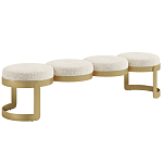 Дизайнерская Банкетка Leola латунь  варинант исполнения - 1 | Loft Concept в Челябинске