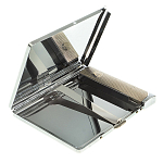 Портсигар на 10 сигарет с газовой зажигалкой из натурального камня Актиновит Stone Cigarettes Cases варинант исполнения - 2 | Loft Concept в Челябинске