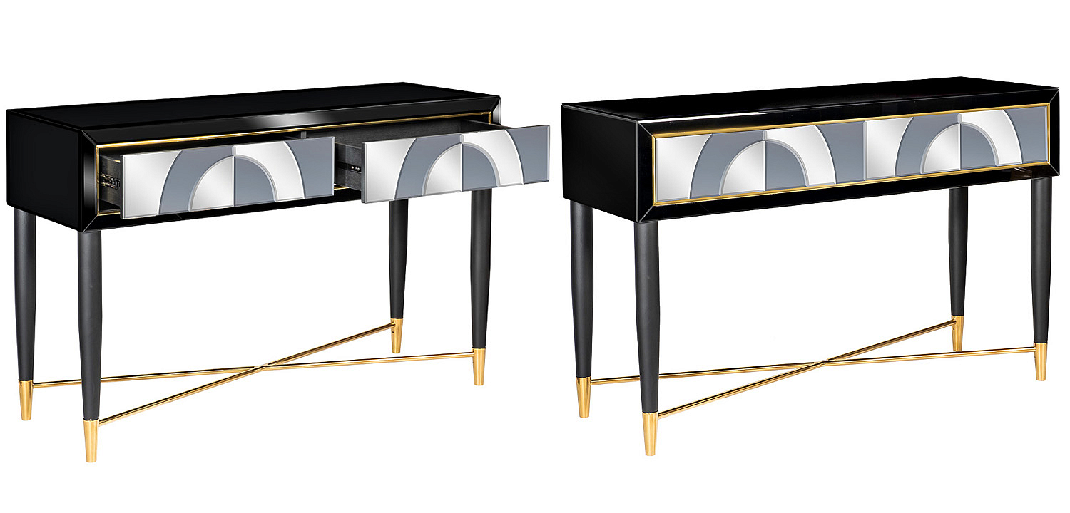 Консоль Camila Mirror Boxes Console Консоль Camila Mirror Boxes Console - Loft-Concept в Челябинске