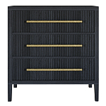 Комод Primo с 3 выдвижными ящиками Черный дуб варинант исполнения - 7 | Loft Concept в Челябинске