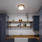 Потолочный светильник с белым матовым стеклянным плафоном в форме перевернутого конуса Hinkley варинант исполнения - 4 | Loft Concept в Челябинске