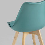 Стул с основой из пластика и мягким сиденьем Arvika Azure варинант исполнения - 6 | Loft Concept в Челябинске