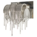 Бра с перфорированными металлическими дугами и цепочками 22 см Atlantis Chain варинант исполнения - 11 | Loft Concept в Челябинске