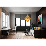 Люстра с каскадом из разноцветных круглых подвесов Key Lustar варинант исполнения - 2 | Loft Concept в Челябинске