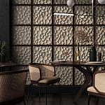 Гипсовая 3D панель с принтографией PM-13 варинант исполнения - 1 | Loft Concept в Челябинске