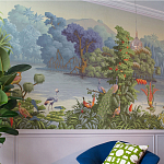 Обои ручная роспись Le Brésil Eden варинант исполнения - 3 | Loft Concept в Челябинске