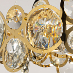 Люстра подвесная из золотых колец 57 см Golden Circles варинант исполнения - 6 | Loft Concept в Челябинске