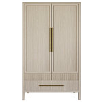 Шкаф платяной Primo с выдвижными ящиками шпон Черный дуб варинант исполнения - 1 | Loft Concept в Челябинске