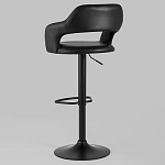 Барный стул черного цвета Strohach варинант исполнения - 5 | Loft Concept в Челябинске