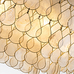 Люстра многоярусная с декором из натуральной морской ракушки Iridescent Light варинант исполнения - 5 | Loft Concept в Челябинске