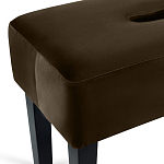 Мягкий  пуф на черных ножках Winton Pouf варинант исполнения - 12 | Loft Concept в Челябинске