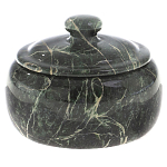 Сахарница из натурального камня Змеевик Stone Sugar Bowls варинант исполнения - 7 | Loft Concept в Челябинске