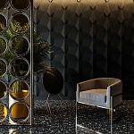 Гипсовая 3D Панель BATOID варинант исполнения - 1 | Loft Concept в Челябинске