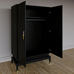 Платяной шкаф Elsa Dreams Black с 2-мя фасадами варинант исполнения - 1 | Loft Concept в Челябинске