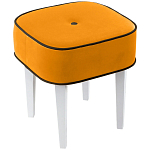 Квадратный мягкий пуф на белых ножках Winton Pouf Square варинант исполнения - 23 | Loft Concept в Челябинске