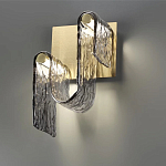 Бра волнистой формы из фактурного стекла Wave варинант исполнения - 3 | Loft Concept в Челябинске