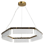 Светодиодная люстра с рельефным стеклом ICE GLASS 70 варинант исполнения - 2 | Loft Concept в Челябинске