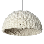 Вязаный подвесной светильник из шерсти Dome Wool Lamp  варинант исполнения - 6 | Loft Concept в Челябинске