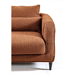 Диван в гостиную Portree Sofa Терракотовый букле варинант исполнения - 5 | Loft Concept в Челябинске