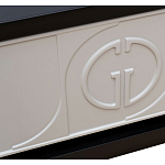 Тумбочка прикроватная с ящиком черно-серого цвета Noble Nightstand варинант исполнения - 3 | Loft Concept в Челябинске