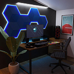 Гипсовая 3D панель с принтографией PM-52 варинант исполнения - 1 | Loft Concept в Челябинске