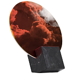 Настольное дизайнерское зеркало Poltronova Vanitas Nero Marquina Mirror and Photo Holder варинант исполнения - 1 | Loft Concept в Челябинске