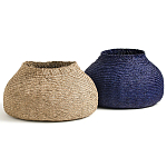 Корзина синяя Elewisa Wicker Basket варинант исполнения - 4 | Loft Concept в Челябинске