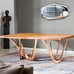 Обеденный стол прямоугольный с фигурными ножками G-table варинант исполнения - 2 | Loft Concept в Челябинске