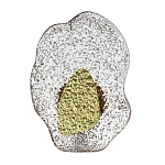 Бра с рельефным волнообразным стеклянным плафоном и вставкой из мрамора Liquid Stone варинант исполнения - 1 | Loft Concept в Челябинске