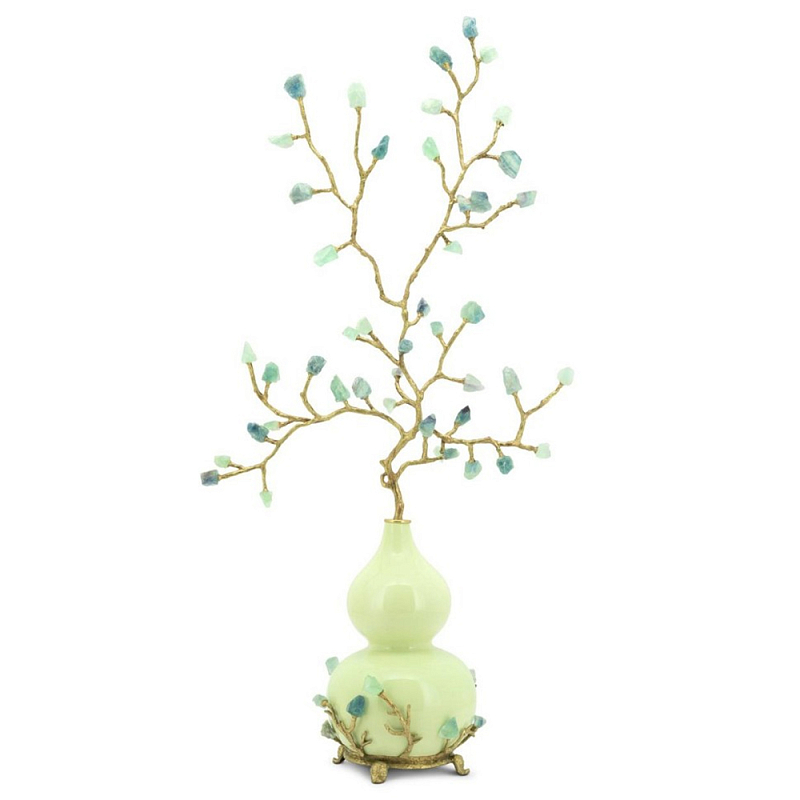 Статуэтка Stand Krizia Flowers Зеленый Золотой Статуэтка Stand Krizia Flowers Зеленый Золотой в Челябинске | Loft Concept