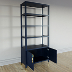 Стеллаж со стеклянными полками Elsa Dreams Blue варинант исполнения - 3 | Loft Concept в Челябинске