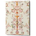 Постер на холсте с изображением ангела и растительных орнаментов Raffael Angel Poster варинант исполнения - 2 | Loft Concept в Челябинске