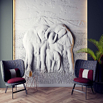 Барельеф ELEPHANTS варинант исполнения - 2 | Loft Concept в Челябинске