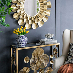 Ваза округлой формы с бело-синим цветочным орнаментом Blue & White Ornament  варинант исполнения - 4 | Loft Concept в Челябинске