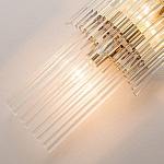 Бра с золотистым основанием и прозрачными трубками Nembus варинант исполнения - 4 | Loft Concept в Челябинске